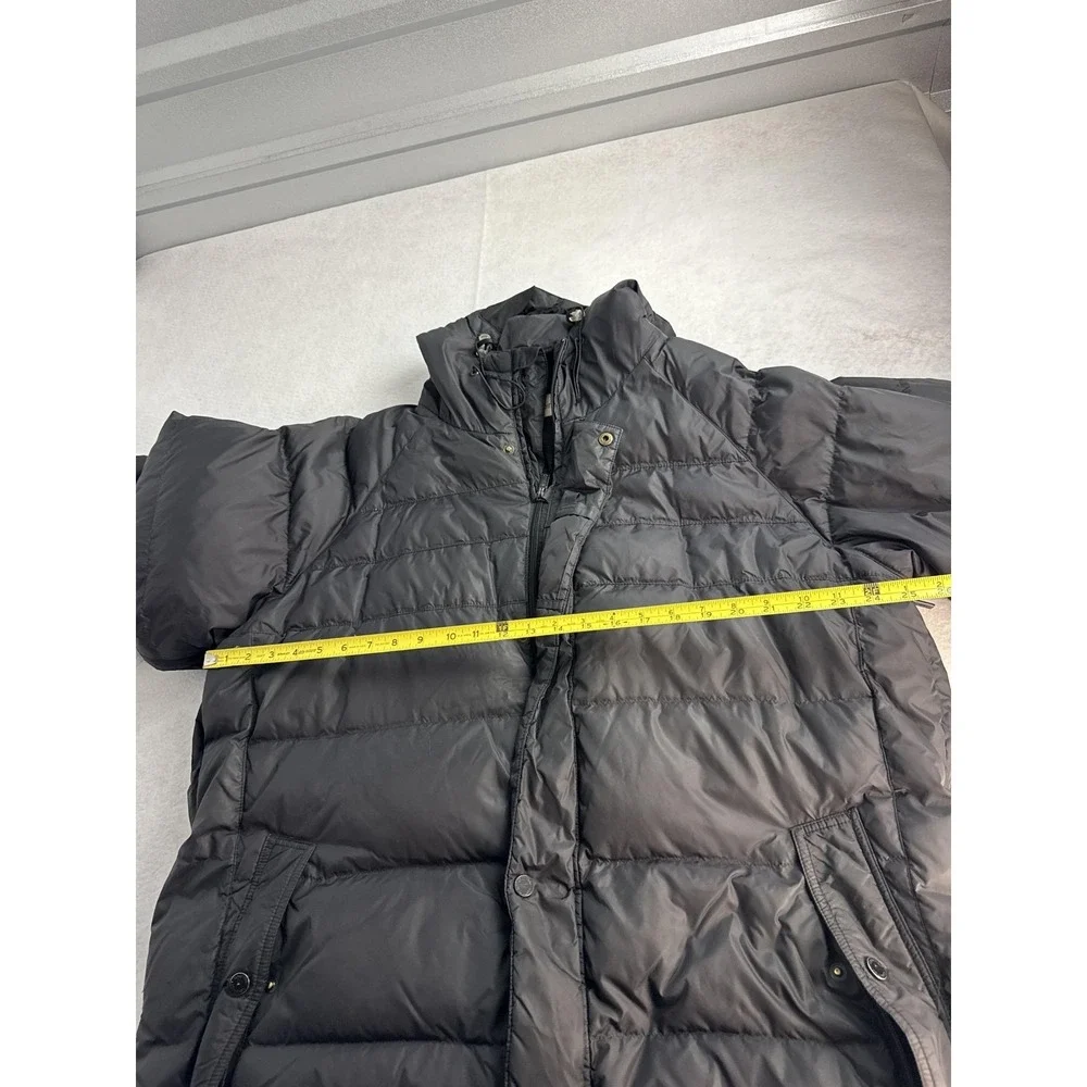 Calvin‎ Klein Jacket Mens XL Black Down Puffer Hooded Nylon Winter Warm Coat